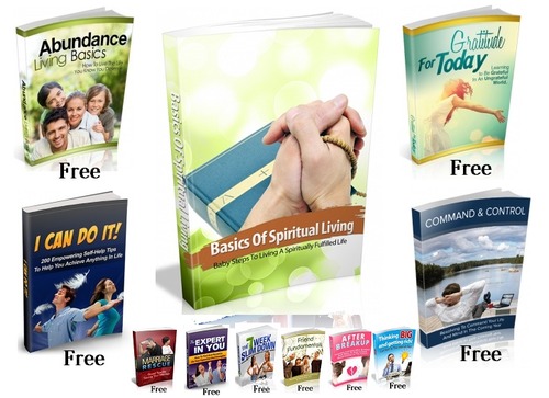 Product picture Basics Of Spiritual Living + 10 Free eBooks With R rights