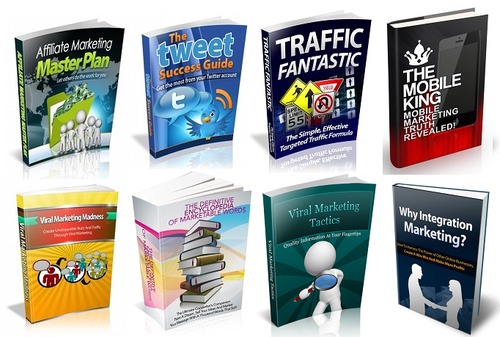 Product picture 100 Marketing eBooks With Master Resell Rights